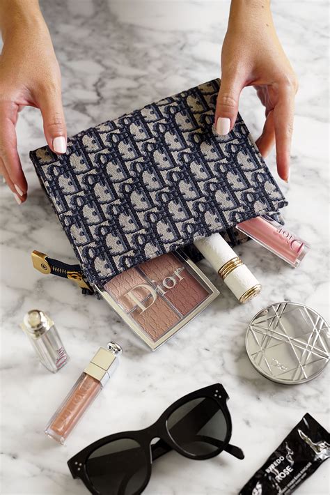 dior cosmetic bags|designer dior makeup bag.